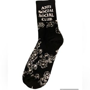 Anti Social Social Club Flower Socks. NEW